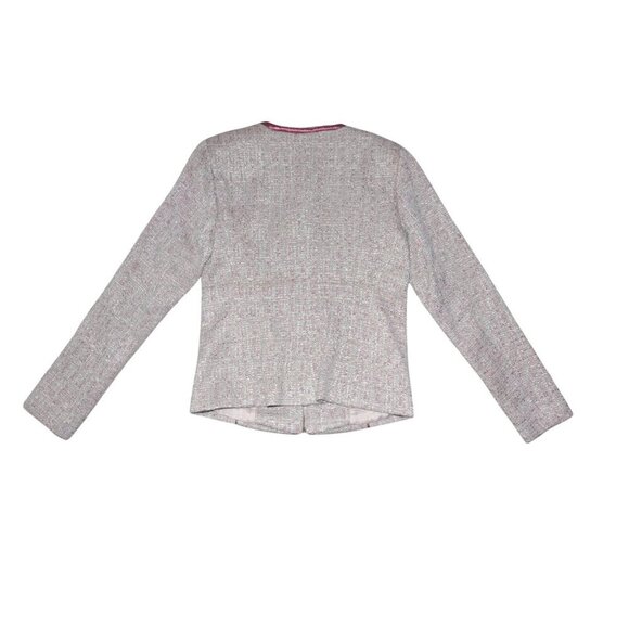 DKNY Women's Tweed Jacket with Pink Trim, Polyester, Size S. NWT. - Picture 2 of 10
